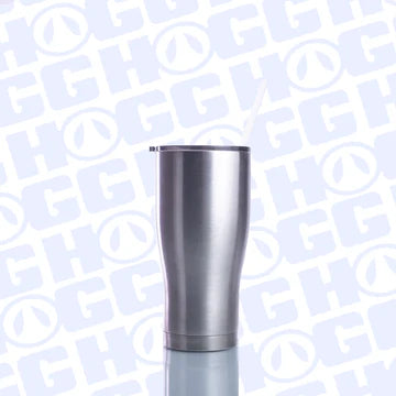 30 OZ MODERN CURVE TUMBLER W/ STRAW